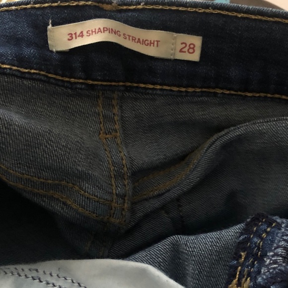 Levi's Dark Blue Women's Jeans shaping straight - Picture 3 of 3